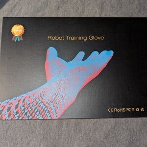 VR Robot Training Glove - Vibrant Blue and Pink
